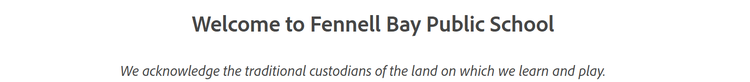 Logo of Fennell Bay Public School